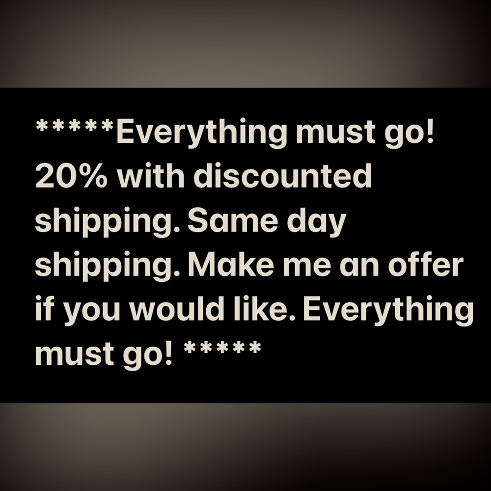 Every item is 20% off with discounted shipping.